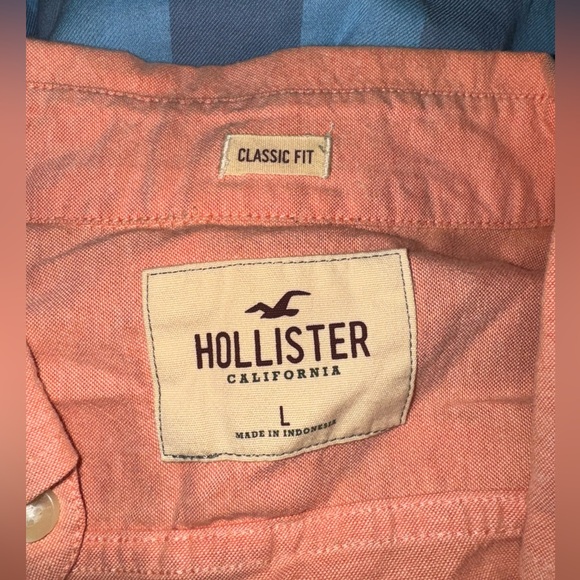 American Eagle Hollister Men’s Size Large Button Up Flannel Lot of 5 Excellent - Picture 7 of 9